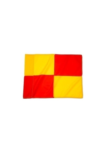 Futbolo kampinių vėliavėlė raudona - geltona