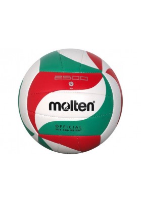 Baltas - žalias - raudonas tinklinio kamuolys MOLTEN V5M2000