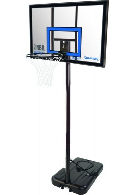 Mobilus krepšinio stovas su akriline lenta lanku ir tinkleliu