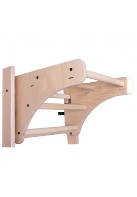 Wooden bar for swedish ladder